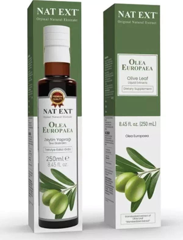 Nat Ext Nat-Ext Olea Europaea (Zeytin Yaprağı) Sıvı Ekstraktı 250 Ml - Image 1