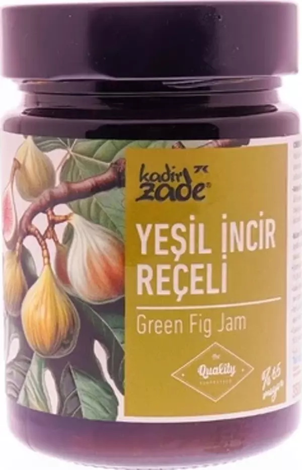 Kadirzade Yeşil İncir Reçeli 350 Gr - Image 1