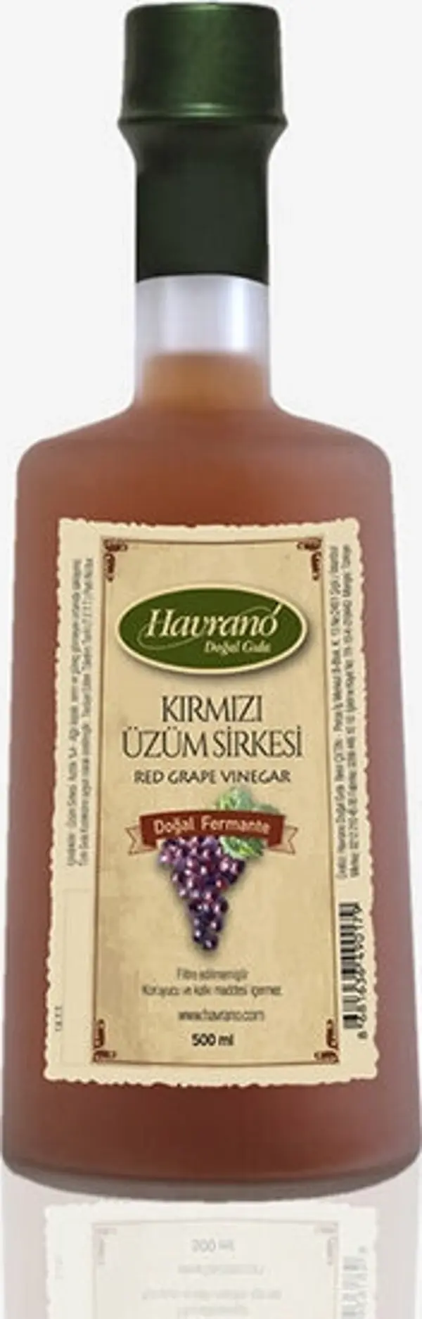 Havrano Kırmızı Üzüm Sirkesi 500 Ml - Image 1