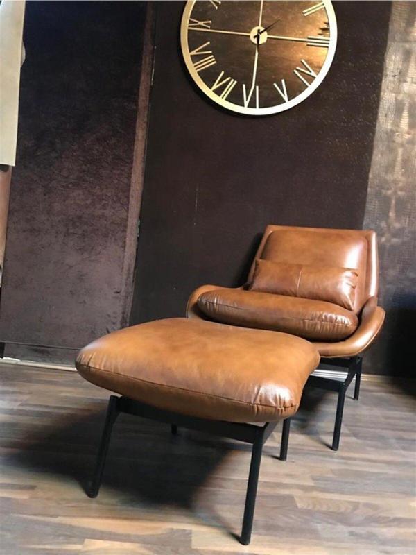 3A Mobilya 3A Hakiki Deri London Berjer - Image 1