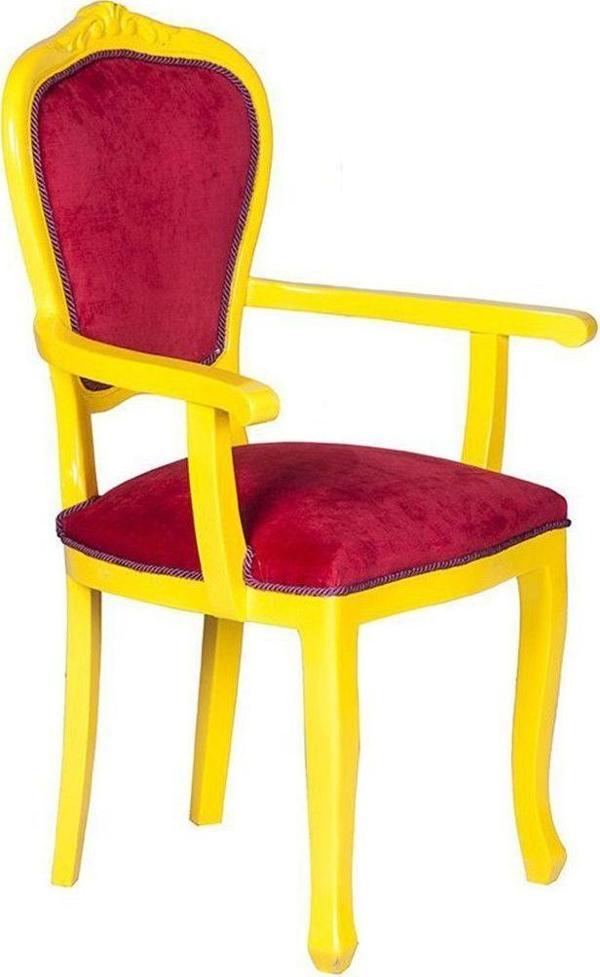 3A Mobilya Taçsız Kral Oymalı Sandalye 63X45X97 Cm - Image 1