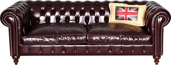3A Mobilya Class Dark Brown Chesterfield - Image 1