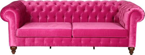 3A Mobilya Fuşya Dream Chesterfield 230X90X80 Cm - Image 1