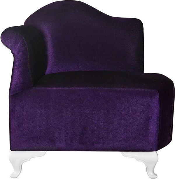 3A Mobilya Mor Sultan Josephine Sağ Kol Berjer 80X75X57 Cm - Image 1