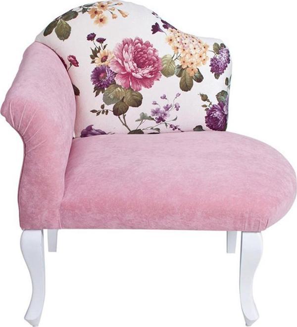 3A Mobilya Pembe Josephine Sağ Kol Berjer 80X76X56 Cm - Image 1