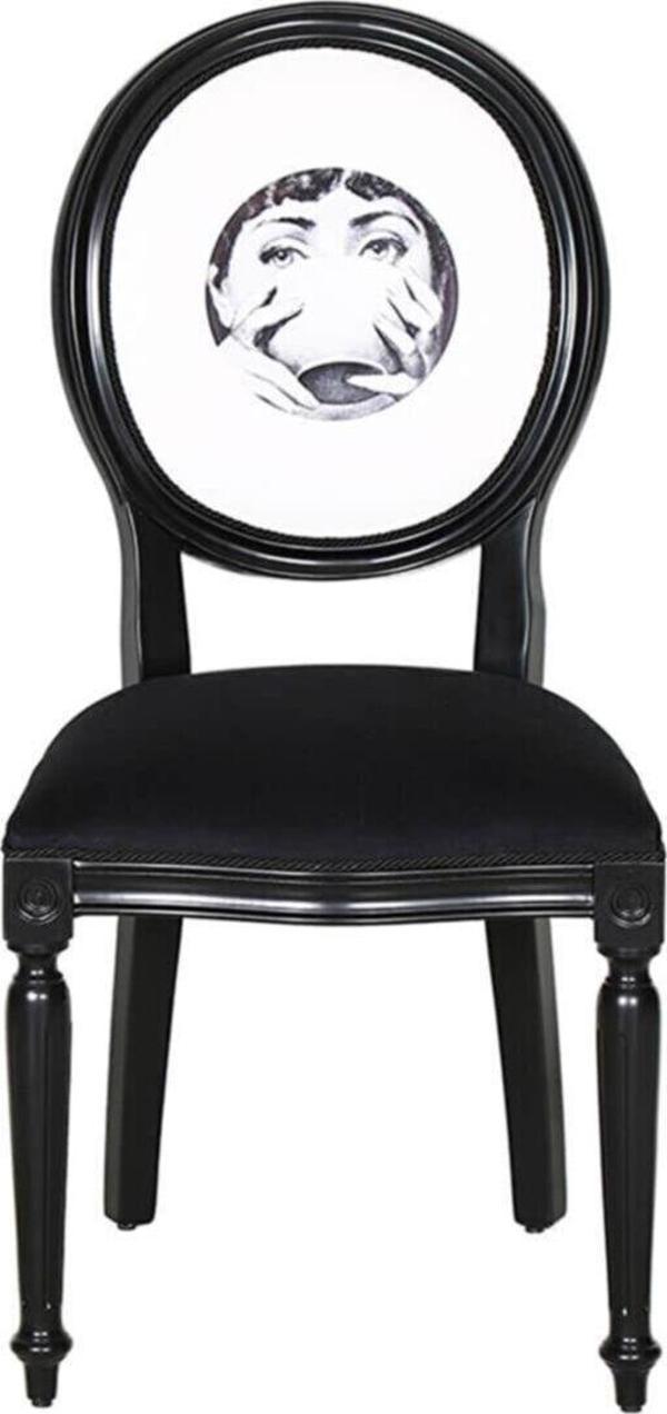 3A Mobilya Cup Girl Fornasetti Sandalye - Image 1