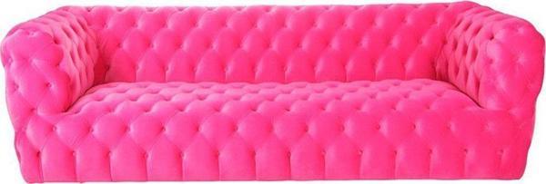 3A Mobilya Pink Baxter Chesterfield 230X90X80 Cm - Image 1