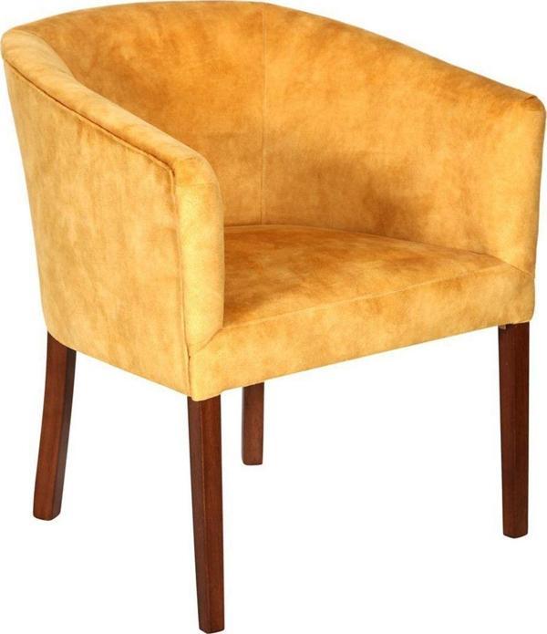 3A Mobilya Hardal Oval Berjer 70X69X68 Cm - Image 1