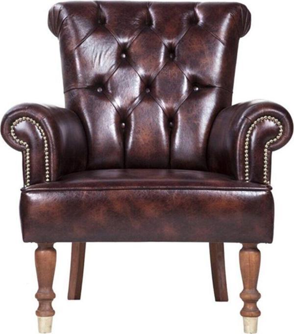 3A Mobilya Asil Berjer Kahve - Image 1