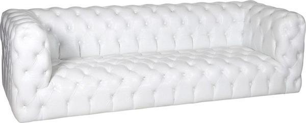 3A Mobilya White Baxter Chesterfield 230X90X80 Cm - Image 1