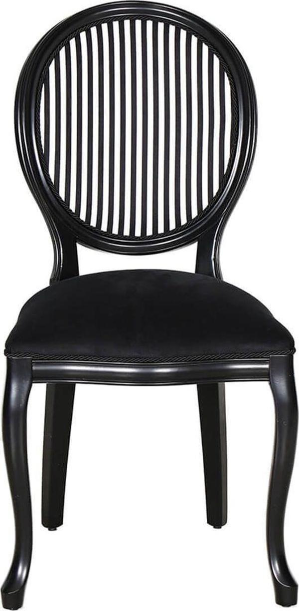 3A Mobilya Black Cool Line Sandalye - Image 1