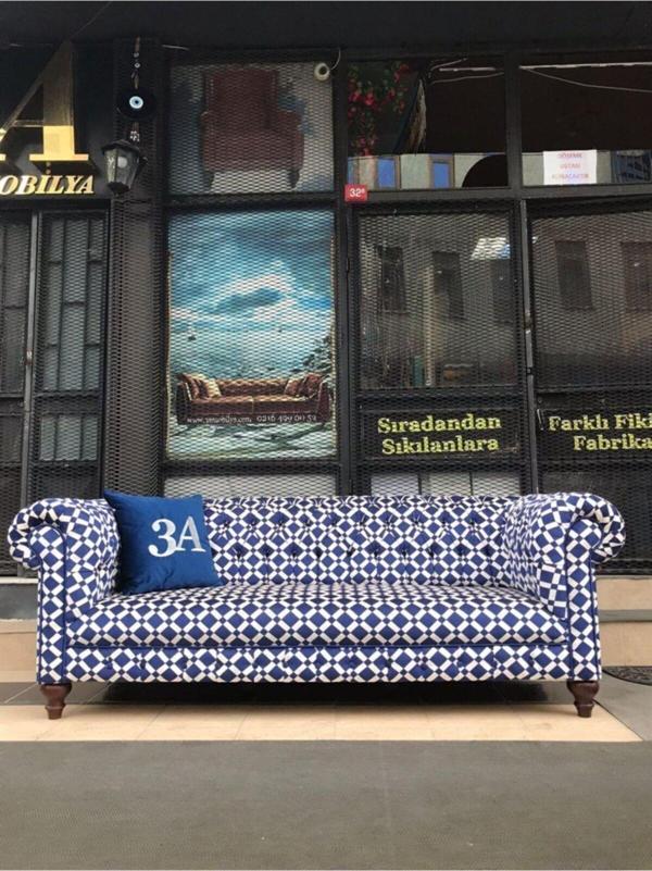 3A Mobilya Sky Chesterfield - Image 1