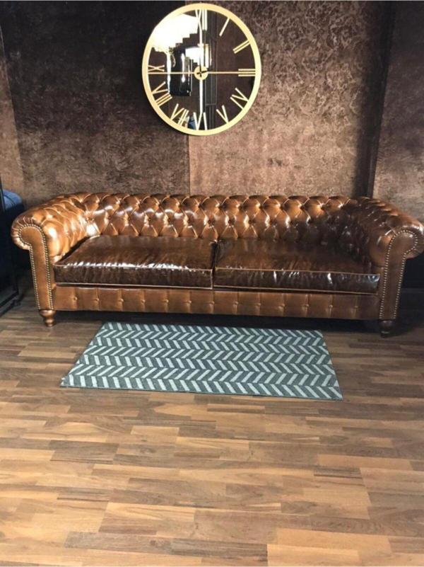 3A Mobilya My Boss Stinger Chesterfield Takımı - Image 1