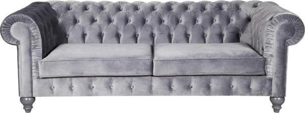 3A Mobilya New Grey Chesterfield 230X90X80 Cm - Image 1