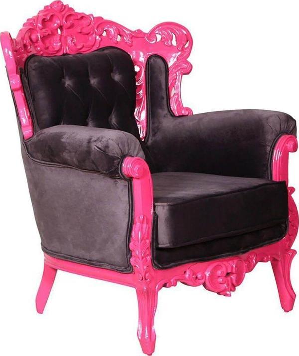 3A Mobilya Grey And Pink Berjer 73X85X95 Cm - Image 1