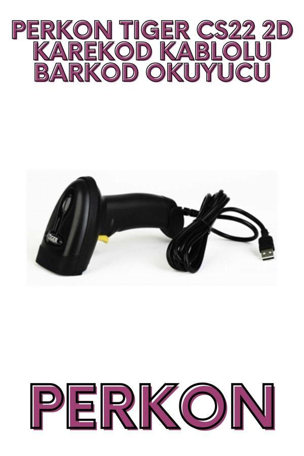 PERKON TIGER CS20 1D LAZER KABLOLU USB BARKOD OKUYUCU - Image 1