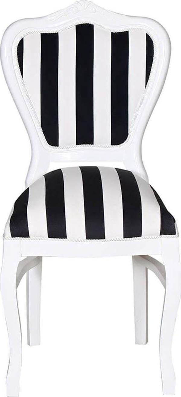 3A Mobilya Dark Line Oymalı Sandalye - Image 1