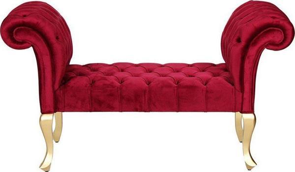 3A Mobilya Bordo Full Kapitone Markiz 130X45X70 Cm - Image 1