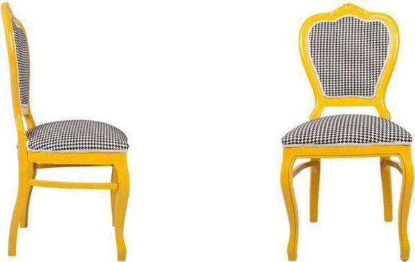 3A Mobilya Yellow Queen Sandalye 47X45X97 Cm - Image 1