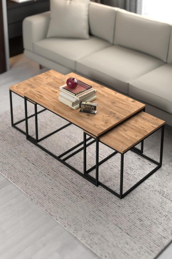 Tv Sehpası Tv Ünitesi 160 Cm Atlantik Çam Antrasit Mistral 5071 - Image 1