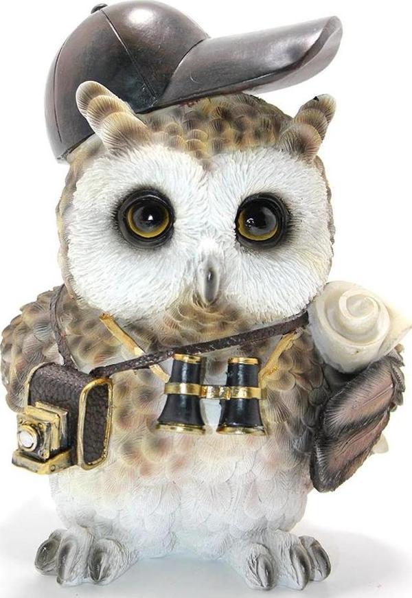 MDB Steampunk Polyester Baykuş Figürü Model 2 - Image 1