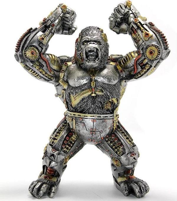 MDB Steampunk Polyester Orangutan Figürü - Image 1