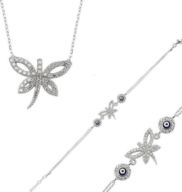 MDB 925 Ayar Gümüş Yusufçuk Set - Image 1