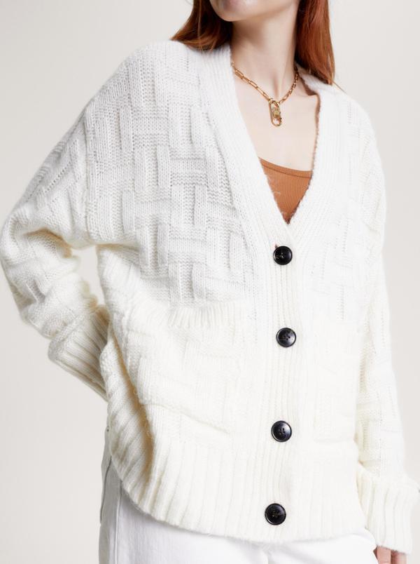 AMD TONAL TEXTURE AOP V-NK CARDI - Image 1