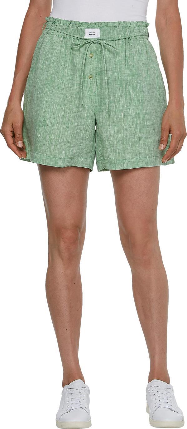 LINEN PLEATED PULL ON SHORT - Image 1