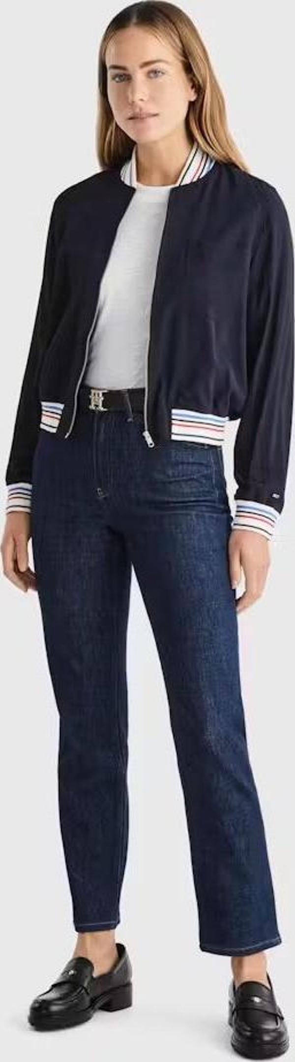 RIB TRIM LS ZIP TOP - Image 1