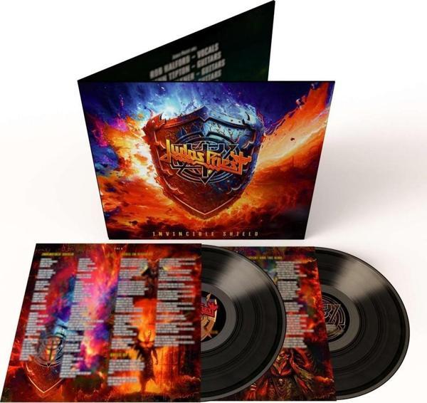 Judas Priest - Invincible Shield (Limited Edition Alternate Cover Artwork - Black Vinyl) - Plak - Image 1