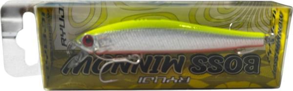 Ryuji Boss Minnow 70F 7cm 6gr Maket Balık Chartreuse UV - Image 1