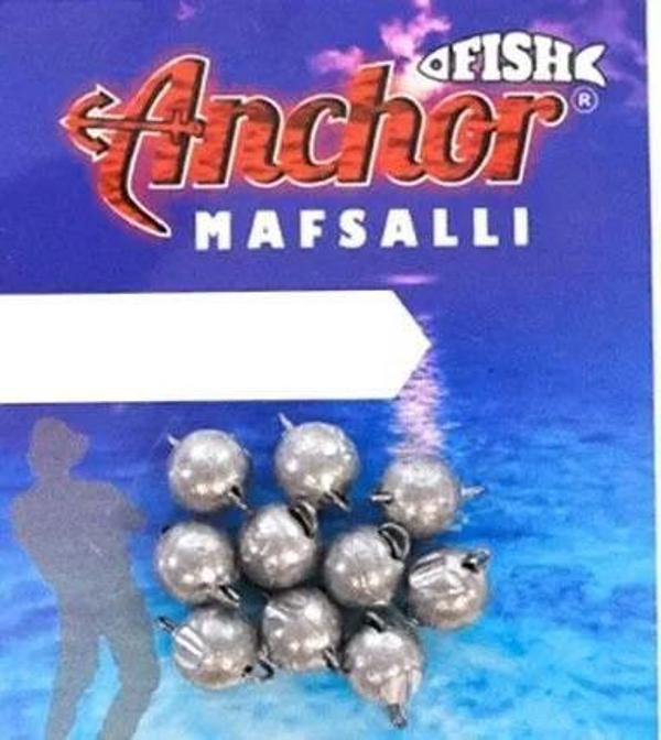 Çapa Anchor 10 Adet Mafsallı Kurşun 5 gr - Image 1