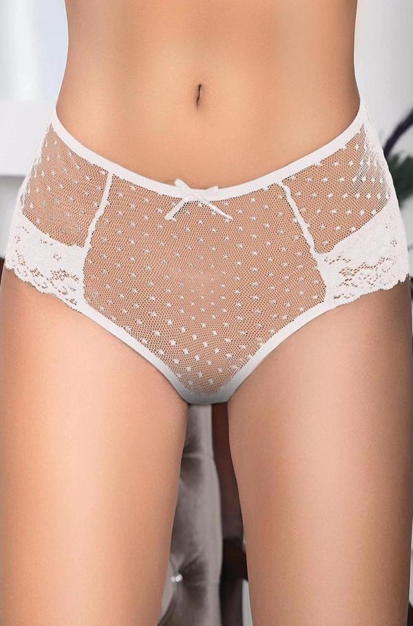 Beyaz Kadın Puanlı Külot Margarita-k1007 - Image 1