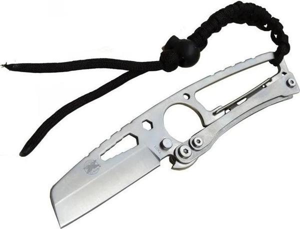 Gear Hit Cutter Tx01 Outdoor Kamp Bıçağı Metal 19 Cm - İpli Sap, Kılıflı - Image 1