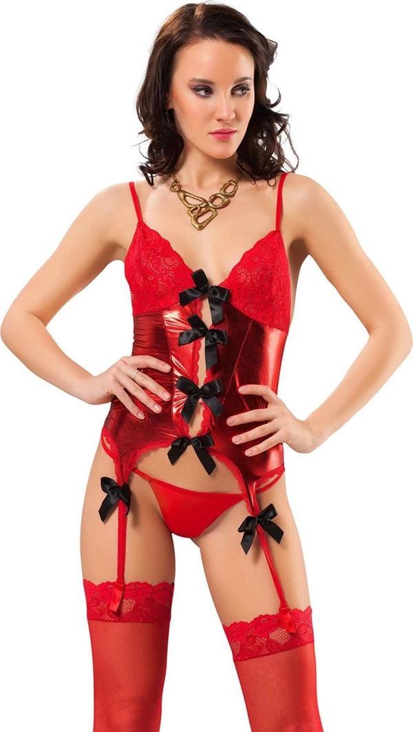 Kırmızı Jartiyer Takım - 1012 - Image 1