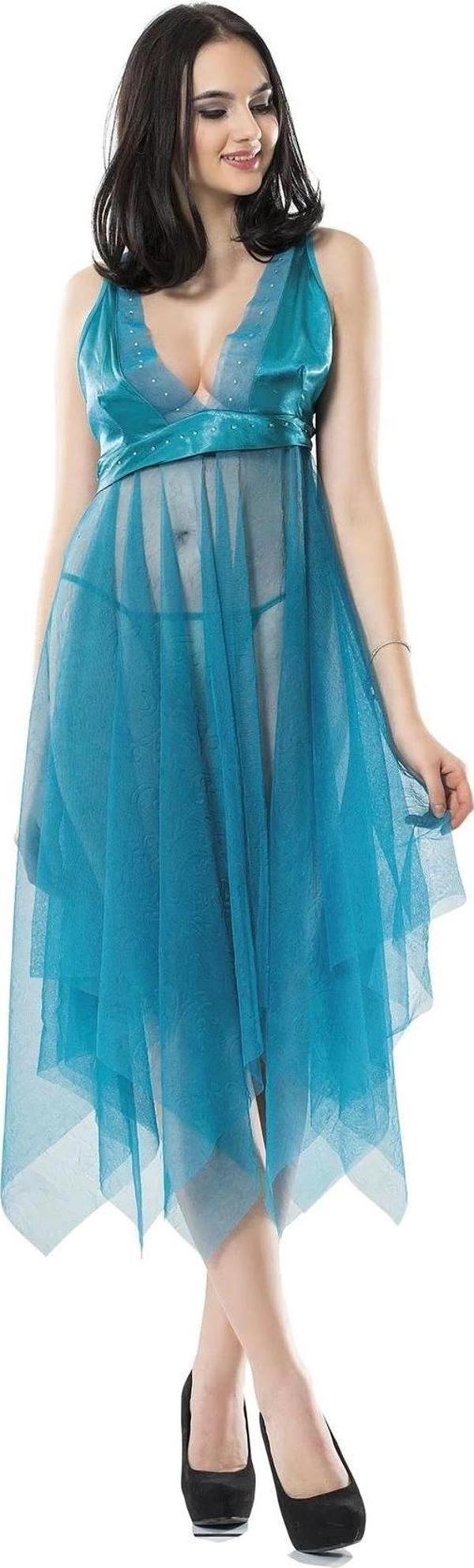 Turkuaz Tül Gecelik - 637b - Image 1