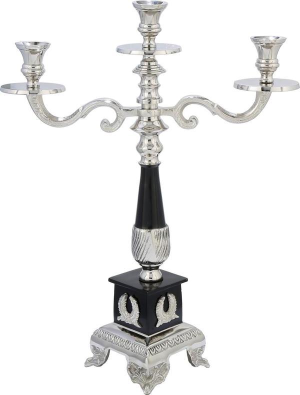 GÜMÜŞ DEKORATİF ŞAMDAN 13*40*53 CM AK.IU0426 - Image 1