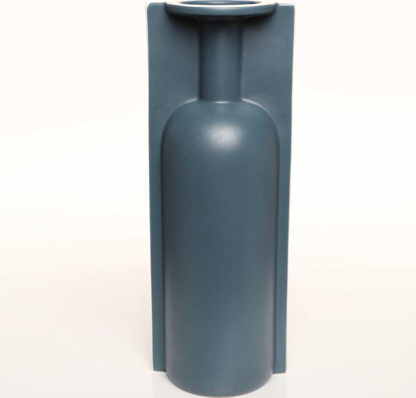 LIP KOYU GRİ VAZO BÜYÜK 13*10*36 CM AK.JL0011 - Image 1