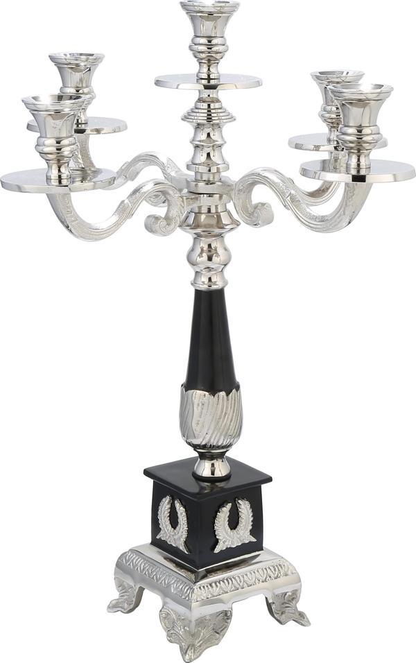 GÜMÜŞ DEKORATİF ŞAMDAN 40*40*53 CM AK.IU0428 - Image 1