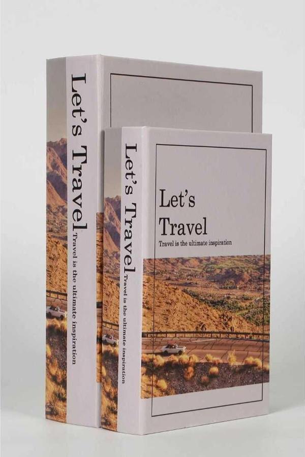 Vitale Let s Travel Kitap Kutu 30*21*7 cm AK.JI0073 - Image 1
