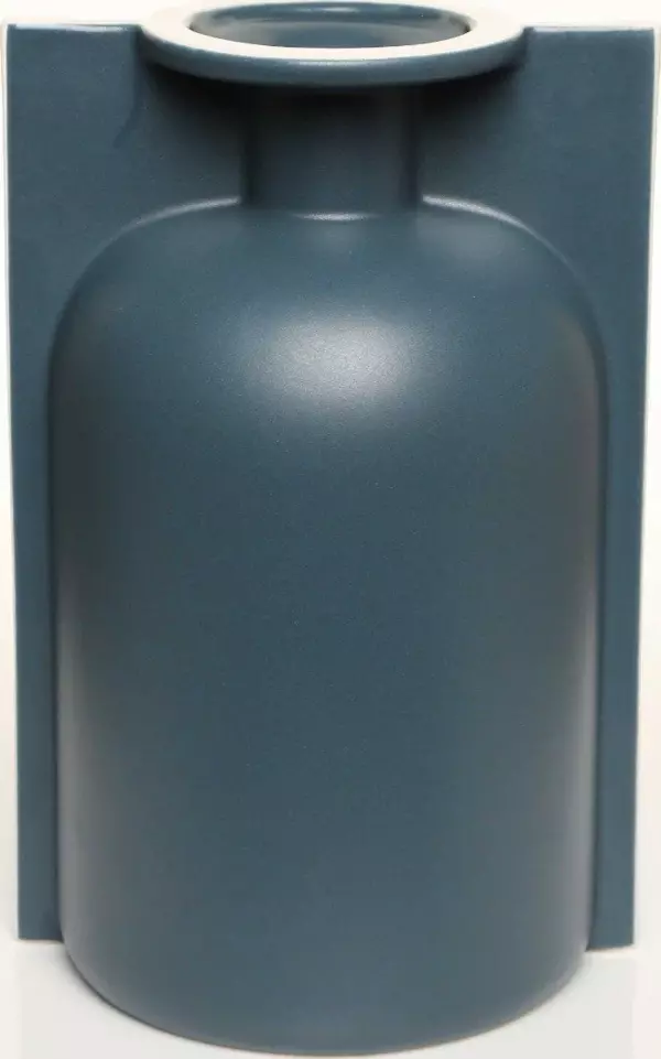 LIP KOYU GRİ VAZO ORTA  17*14*25 CM AK.JL0014 - Image 1