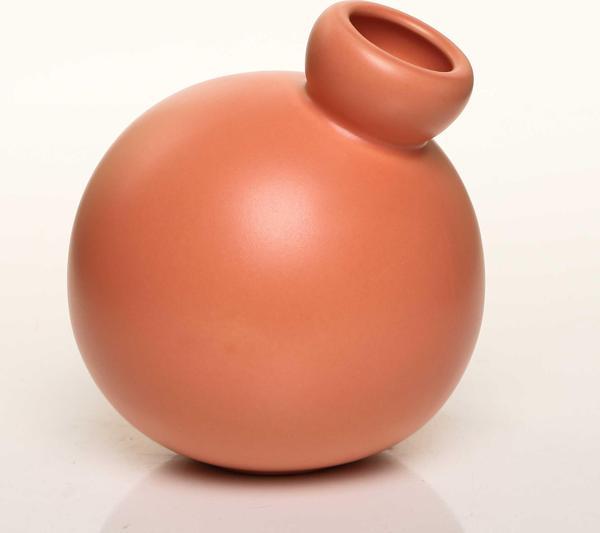 SUNCORAL YUVARLAK KİREMİT VAZO 13*13*15 CM AK.JL0025 - Image 1