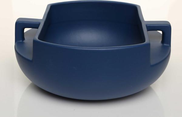 HANDLE KULPLU MAVİ KASE 25*25*11 CM AK.JL0036 - Image 1