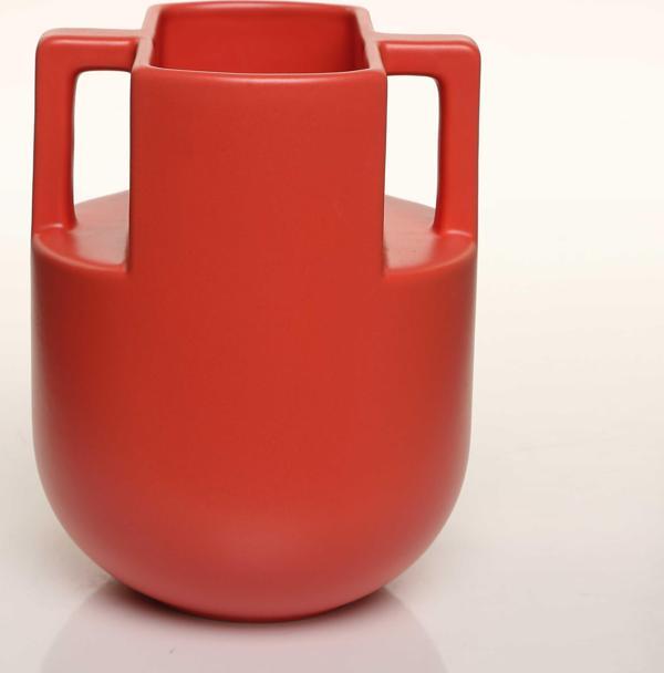 HANDLE KIRMIZI VAZO ORTA 16*16*20 CM AK.JL0038 - Image 1