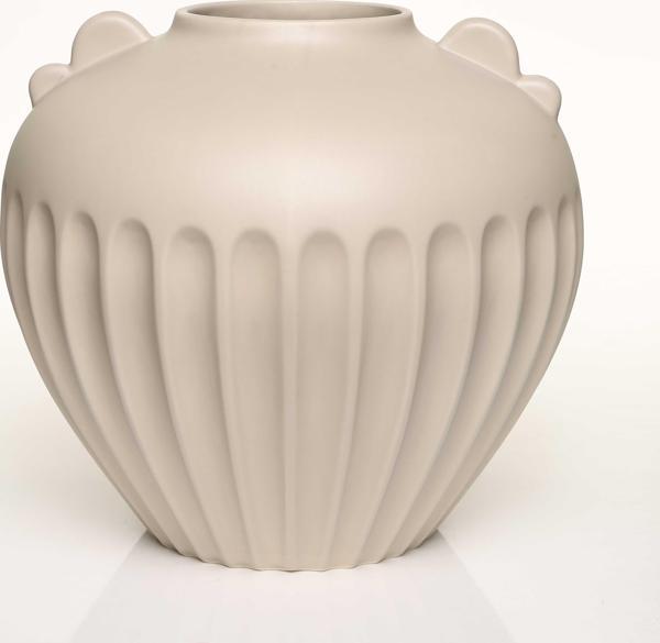 ANTIQUE KREM VAZO KISA 27*27*24 CM AK.JL0058 - Image 1