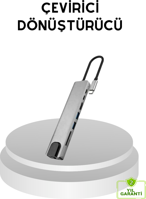 Dönüştürücü Hub – Kompakt, Dayanıklı ve Yüksek Hızlı Bağlantı - Image 1