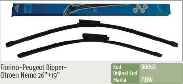 Silecek Süpürgesi (Muz) Fıat Fıorıno-Peugeot Bıpper-Cıtroen Nemo (650 - 480 Mm) - Image 1