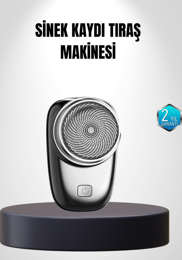 Şarjlı Mini Tıraş Makinesi – Hassas Ciltlere Uygun, Su ile Yıkanabilir, Kompakt Tasarım - Image 1
