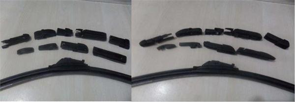 530Mm 9 Aparatlı Banana Tip Silecek Süpürgesi - Image 1